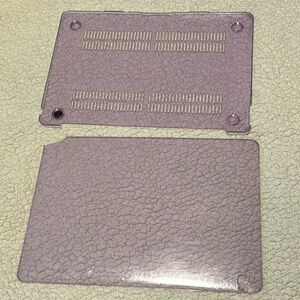 Purple Macbook Case with Keyboard Cover